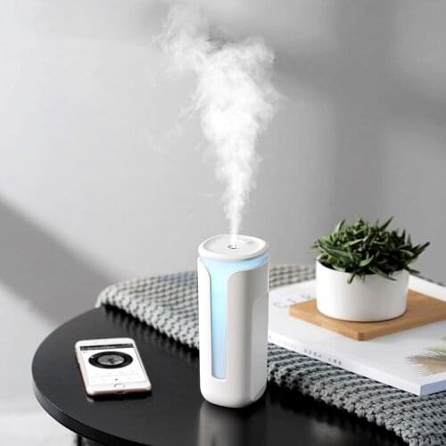 RubikS Cube Mini Usb Air Humidifier Diffuser Portable Electric Ultrasonic Humidifier Mist Maker 260ML Cool Mist Night Lamp