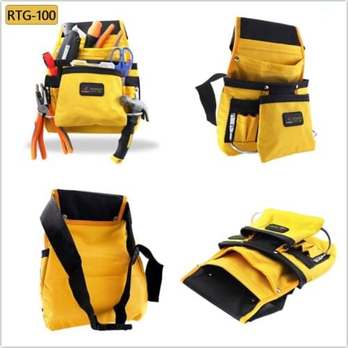 Multi-function Oxford Cloth Electrician Tool Bag Wear-resistant Waist Bag Belt Storage Pouch Bag Tools Holder Organizer