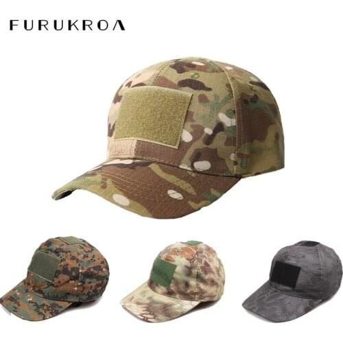 New Outdoor Sports Sunscreen Hat Tactical Military Army Cap Hunting Hiking Mountaineering Adjustable Camouflage Casquette X790B