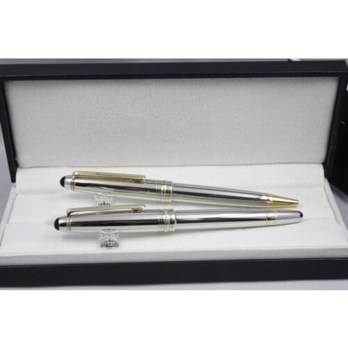 Wakaka Pen 163 Bright silver gold clip Ballpoint Pen Roller Ball Pen Fountain Pen
