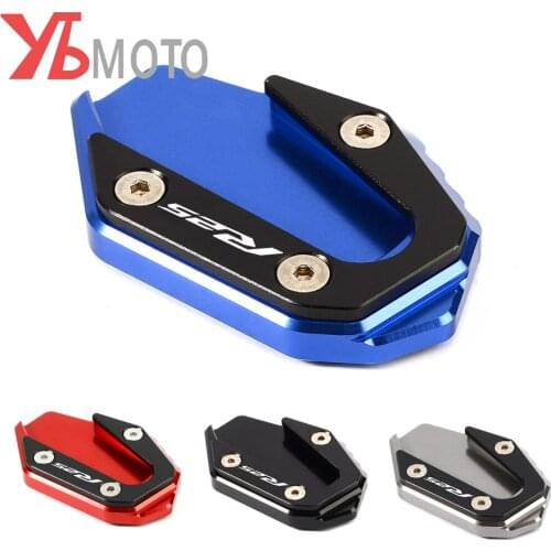 Fit For YAMAHA R25 YZF-R25 MT-25 MT25 2017 2018 2019 2020 Kickstand Sidestand Stand Extension Enlarger Pad
