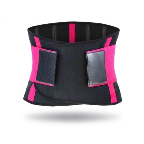 Men And Women Waist Trimmer Belt Lumbar Back Support Gym Fitness Weightlifting Belt Adjustable Abdominal Elastic Waist Trainer
