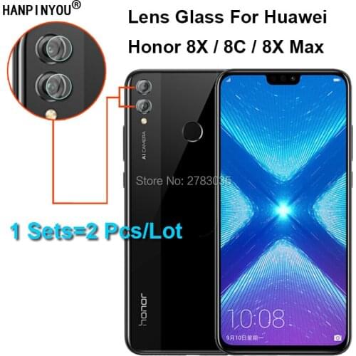 For Huawei Honor 8X / 8C / 8X Max Clear Ultra Slim Back Camera Lens Protector Rear Lens Cover Tempered Glass Film