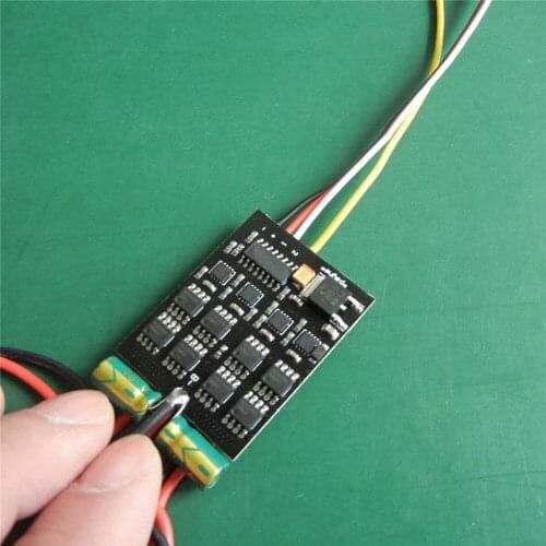 The Speed Controller of Dual Way Bidirectional Brushed ESC 10A x 2 Mixed Control Electric for RC Car /Tank/Boat Upgrade Part