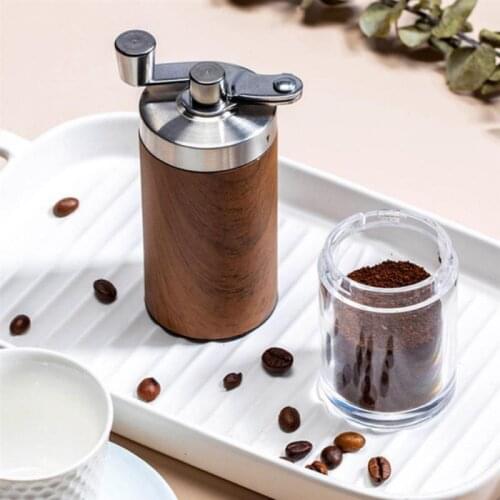 Stainless Steel Hand Crank Coffee Bean Grinder Portable Accompanying Coffee mill Machine Manual Grinder Coffeeware for kitchen