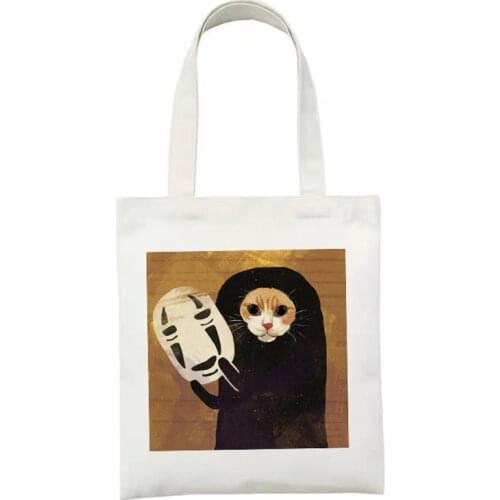 Women Shoulder Bag Retro Canvas Bag Harajuku Ladies Shopping Bag canvas shopper bag Female reusable shopping bag Handbag woman