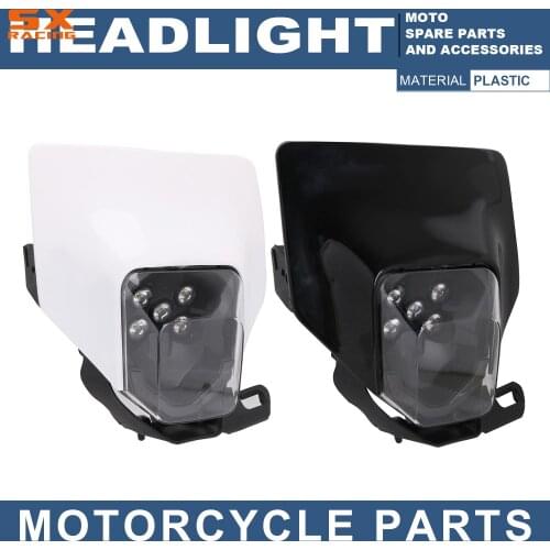 Motorcycle LED Headlight Headlamp Head Lamp Light For Husqvarna FC FE FX TC TE TX 125 250 300 350 450 501 FE250 2008