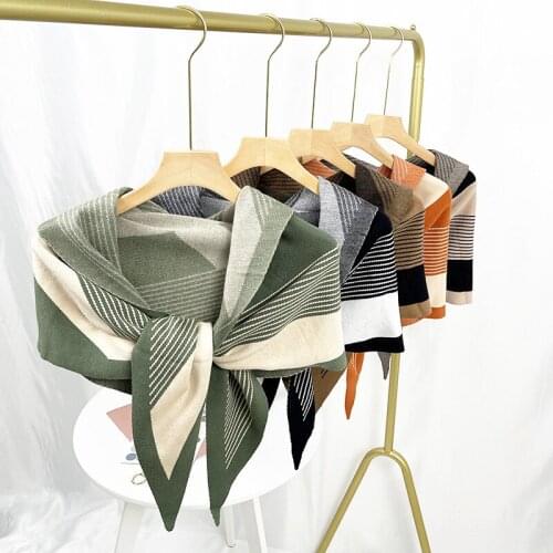 Warm Knitted Fake Collar Shawl for Women Shirt Clothes Accessories Female Detachable Half-Shirt False Collars Detachable Collar