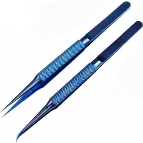 Precision Titanium Alloy Fly line Fingerprint Repair Tweezers for Phone Copper Wire Repair Clip Jumper Line 0.01mm
