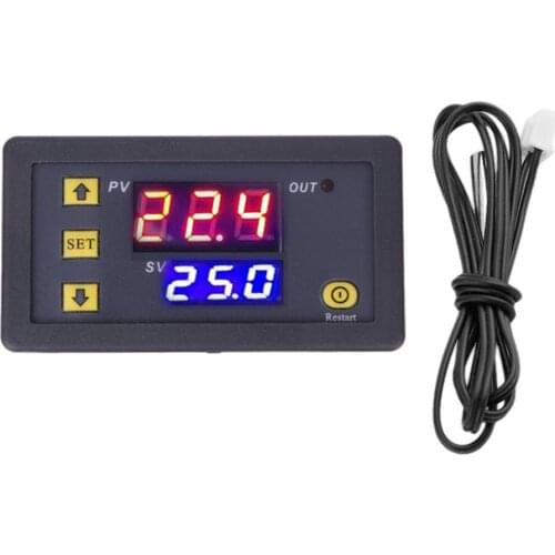 W3230 High Precision Temperature Controller Digital Display Thermostat Module Micro Temperature Control Board
