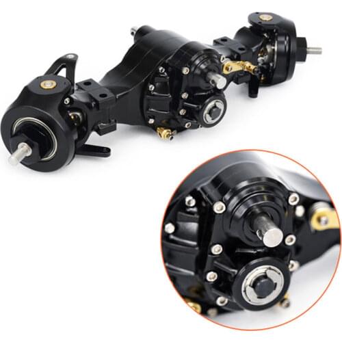 LESU Metal Front Axle B Differential Lock RC 1/14 Tractor Car Truck Tamiya Model TH02043