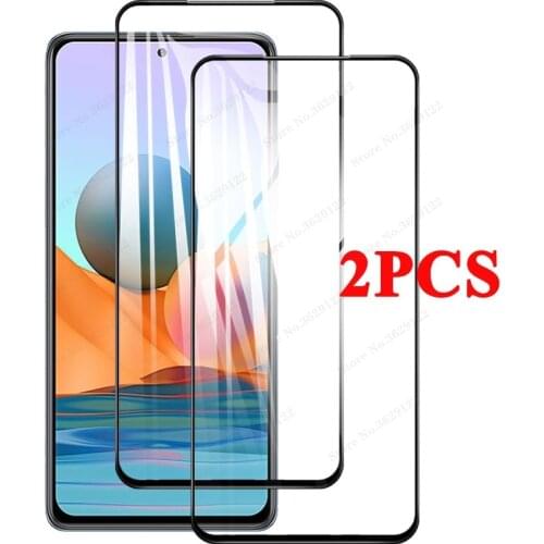 2PCS Protective Glass For Xiaomi Redmi Note 10 Pro Max Glass Screen Protector For Redmi Note 10 Pro Note 10Pro 10S Safety Glass