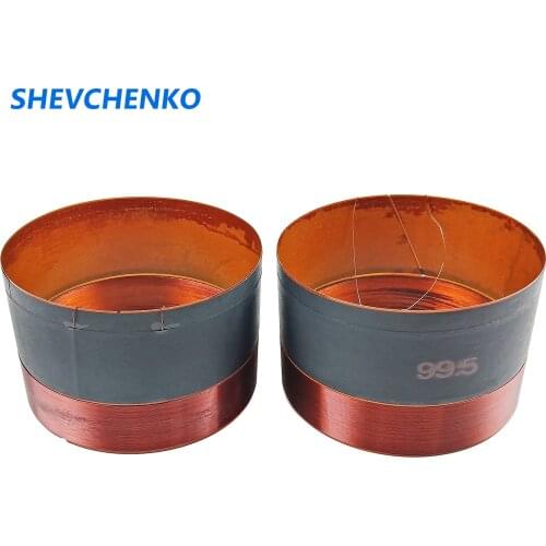 99.5mm Woofer Speaker Voice Coil 8Ohm Glass Fiber Skeleton Bass Coil Round Copper Wire Repair Woofer Accessories Diy 2pcs