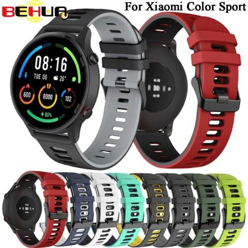 BEHUA 22mm/20mm Wristband Belt Band For Xiaomi Color Sport Smartwatch Watchband for Realme Watch S Strap Correa Accessories