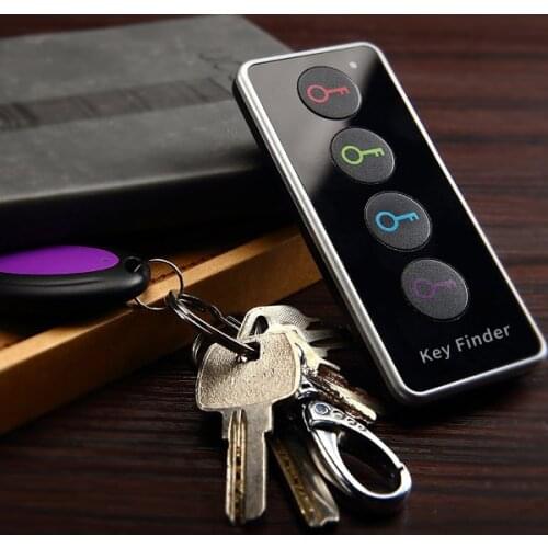 Wireless Remote Control Electronic Key Finder One-to-four Anti-lost Device for Finding Items