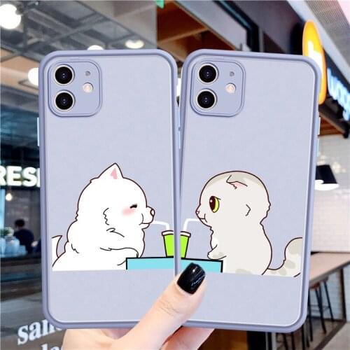 GYKZ Bff Best Friends Forever Always Couple Phone Case For iPhone 7 11 Pro XS MAX X SE 2020 XR 8 6s Plus Shockproof Cover Fundas
