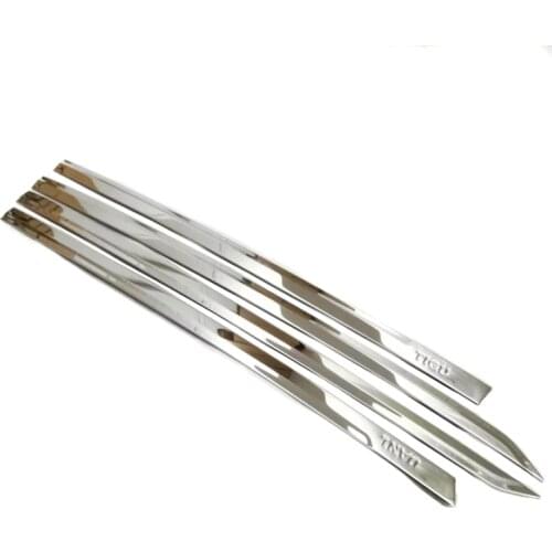 Car door body side protector Decoration rear trim anti-rub tirm Styling For VW Tiguan L 2017 2018 2019