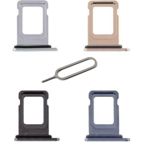 For Apple iphone 12 Pro/12 Pro Max Single SIM Card Tray Sim Card Holder With Free Eject Pin Silver Grey Blue Gold Color