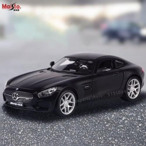 Maisto 1:24 Mercedes-Benz car series Alloy Racing Convertible alloy car model simulation car decoration collection gift toy