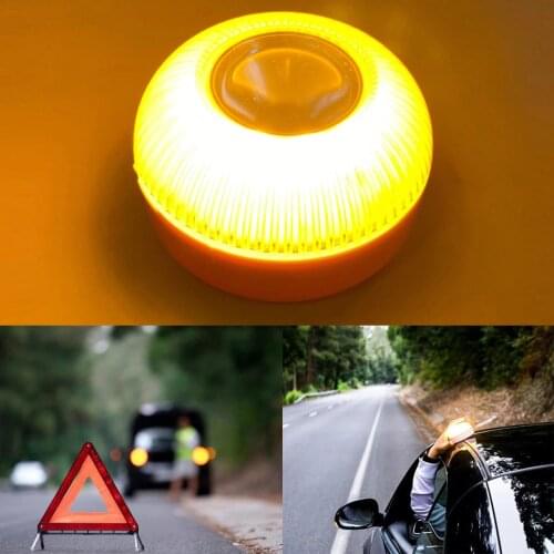 KinJoin New LED Light Waterproof Charging Flashing LED Signal Warning Light Police Catch Thief Warning light