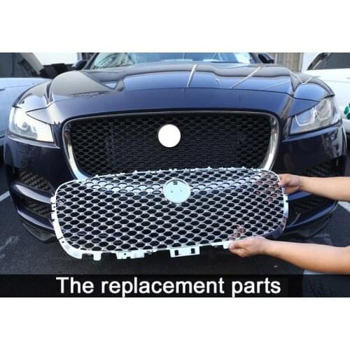 ABS Front Grill Trim Car Styling For Jaguar F-Pace f pace X761 2016 2017 1pc