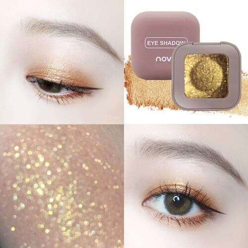 Hot Shinning Star Glitter Cream Eyeshadow Palette Metallic Shimmer Wet Eye Shadow Cream Jelly Highlighter Pigment TSLM1