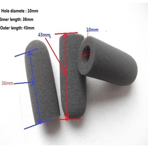 Free shipping Linhuipad Foam Microphone Windscreen mic sponge cover 10mm inner diameter for David Clark headphone 50 pcs /lot