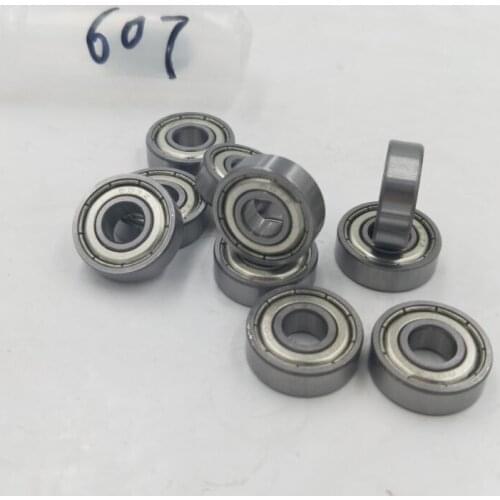 10pc Deep Groove Ball Miniature Bearings 603 604 605 606 607 608 609 Z ZZ Scooter Bearing Bearing Steel High Speed Mini Bearing