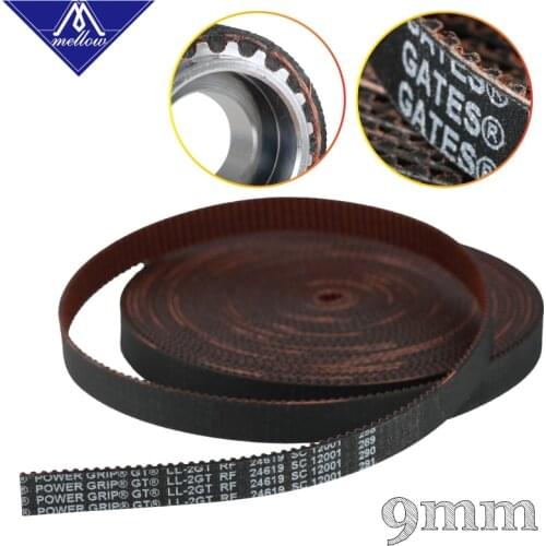 Mellow 5M Genuine Gates 3D Printer VORON 2.4/2.2/2.0 GATES-LL-2GT 9MM Timing Belt Wear Resistant Synchronous Belt