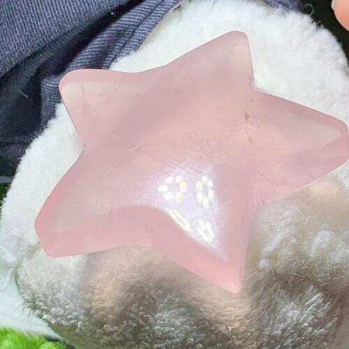 Rose quartz star 2344