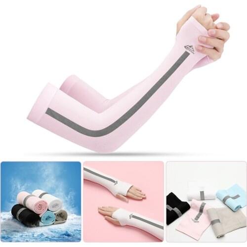 Ice Sleeve Summer Sun Protection And UV Protection Viscose Cuff Men and Women Outdoor Riding Sports Fishing Arm Guard Sleeves