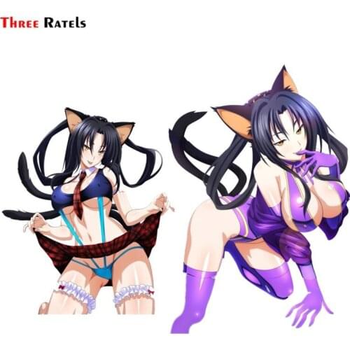 Three Ratels FC831 High School DxD Kuroka Render car body sticker vinyl laptop decal