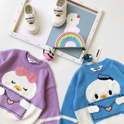 Tonytaobaby Autumn Winter Clothes New Childrens Clothing Sweater Toddler Girl Sweater Boy Sweater Baby Sweater