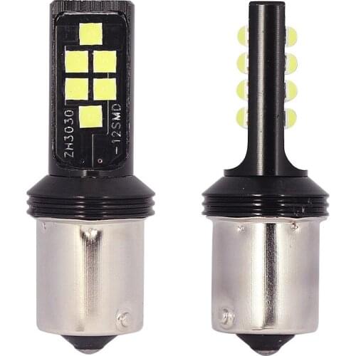 1pcs 1156 1157n Led Fog Lights Bulb 12SMD 6500K White Car Driving Running Lamp Auto Light H3 LED 12V 24V
