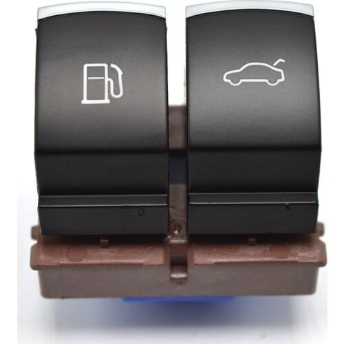 100% New # High quality Chrome Gas Door Fuel Tank Switch Trunk Luggage Switch For VW Volkswagen Passat B6 B7 CC 35D959903