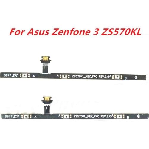 2PCS Power ON OFF Volume Button Flex cable For Asus Zenfone 3 Deluxe ZS570KL