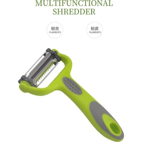 2PCS 3 In 1 Multifunctional Vegetables Peeler with Knife Sleeve Fruit Stainless Steel Knife For Kitchen