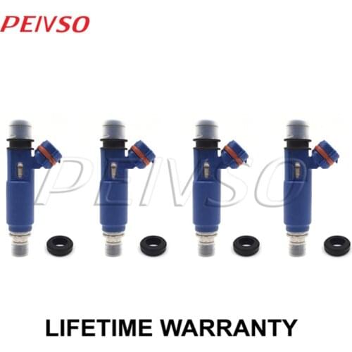 4x 195500-3030 fuel injector for Mazda mx-5 1.6L 1998~2005 DAIHATSU Grand move 1.6L 1998-2002