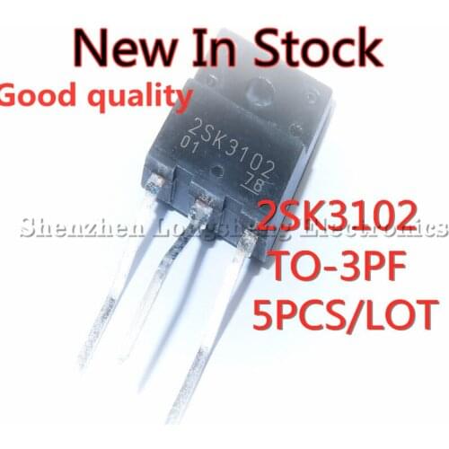 5PCS/LOT In stock 2SK3102 K3102 N-channel field effect Power supply tube TO-3PF 600V 10A quality assurance
