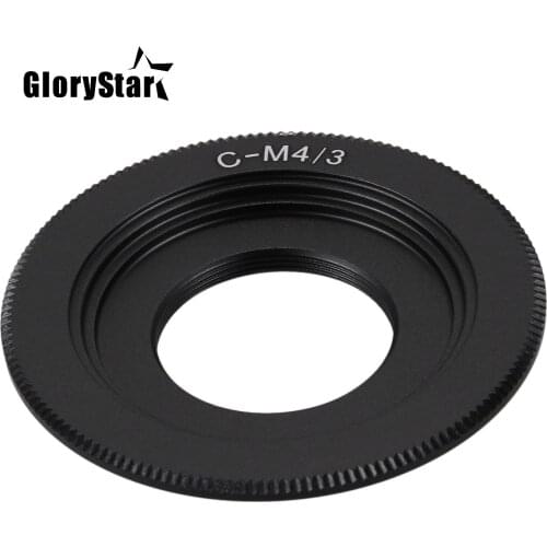 Aluminum Metal Adapter for Olympus PM1 C Mount Lens to Micro 4/3 M4/3 for Panasonic GX1 GF5 est E-P1 E-P2 E-P3 GF GH G C-M4/3