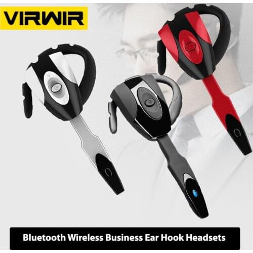 Ear Hook Business Bluetooth Headset With Mic HIFI Stereo Sport Earphone Car Drive Handsfree High Sensitivity Wireless Headphone
