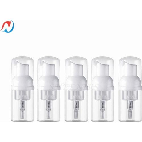 Sheenirs 8-50pcs 30ml 1oz Foaming Soap Dispenser Pump Bottle Makeup Containers Empty Clear Liquid Dispenser for Lotion