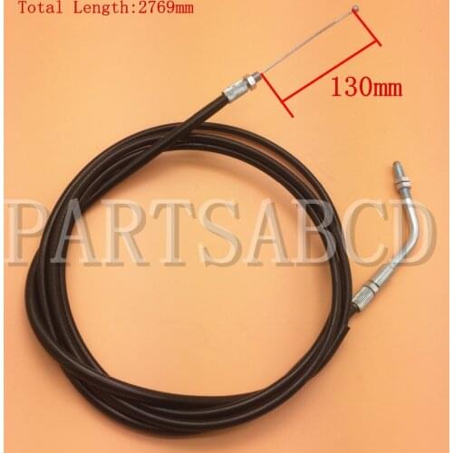 Fre Shipping 280CM Long 150CC 250CC Go Kart Reverse Shift Cable 109" For 150CC 250CC KANDI Go Kart