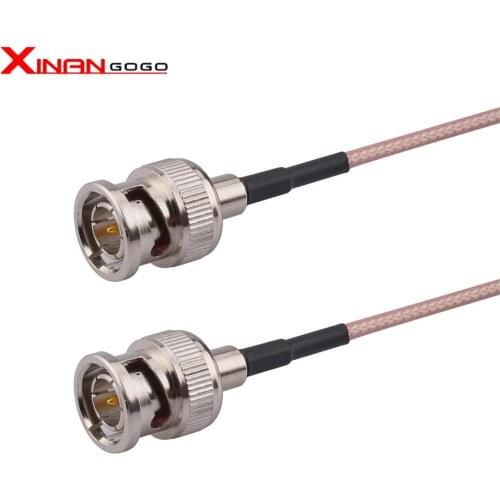 Pigtail Cable BNC Male to BNC Male RG179 75Ohm SDI Converter Adapter 15cm-15M for HD-SDI 3G-SDI Vedio CCTV Camera Camcorder