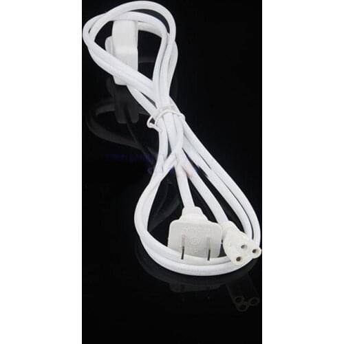1.8meter Power connection cable wire Extended line for T8 T5 LED integration Daylight lamp with switch button plug 10pcs