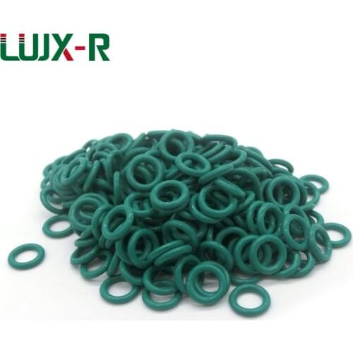 LUJX-R O-Ring Thickness 1.8mm 20pcs Sealing Gasket FKM Washer Green O Ring Seal OD8.9/9.2/9.6/9.9/10.3~13.1mm Mechanical Air