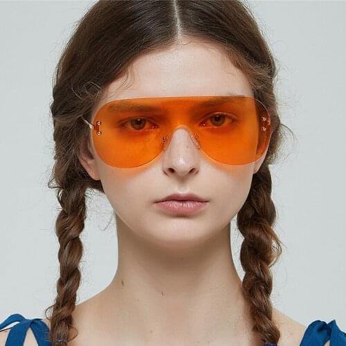 MERCELYN Women's Sunglasses Transparent Glasses