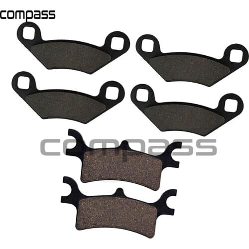 Motorcycle Front and Rear Brake Pads for POLARIS Sportsman 800 EFI 2005-2006 2008-2012