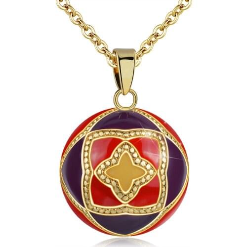 Angel Caller Harmony Chime Ball Mexican Bola red ball Pendant Pregnancy Sounds Ball Pendant for pregnant Women Necklace Gift