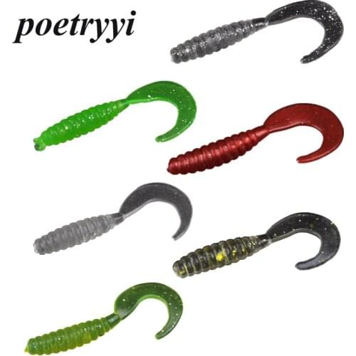POETRYYI classic bait 50MM silicone bait jigging lure artificial bait fishing lures soft bait pesca 30